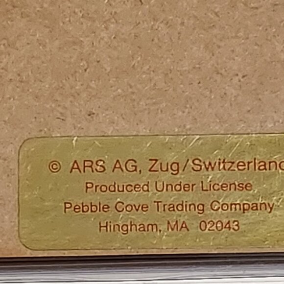 Two German Hummel Plaques Art Decor NIB With Zug Switzerland Stickers - Picture 4 of 9